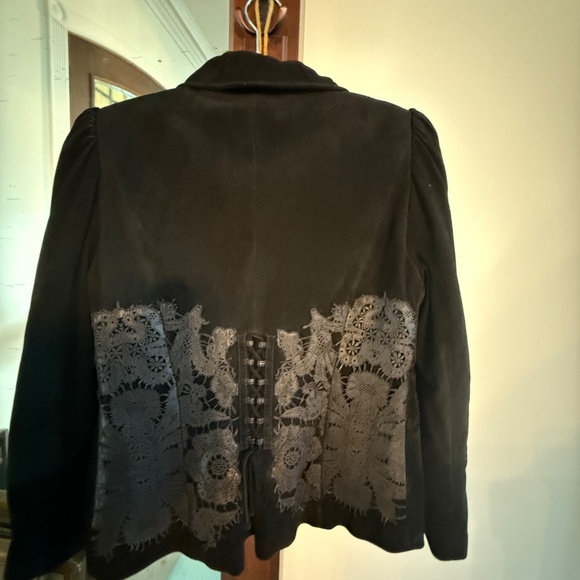 Emanuel Ungaro Paris suede leather cut jacket - Picture 5 of 14